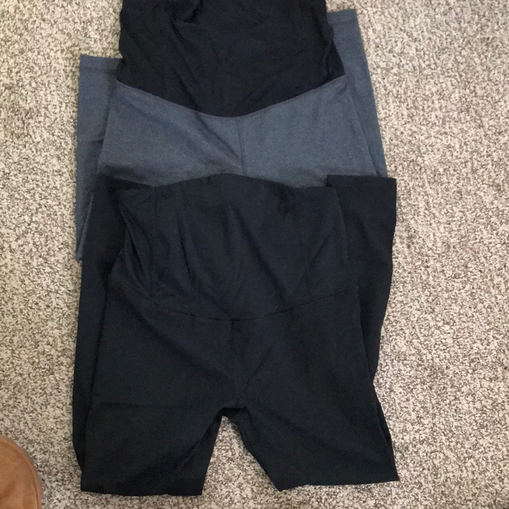 1 cropped 1 reg length legging